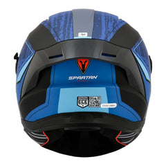 Casco Spartan Panther Detroit Azul