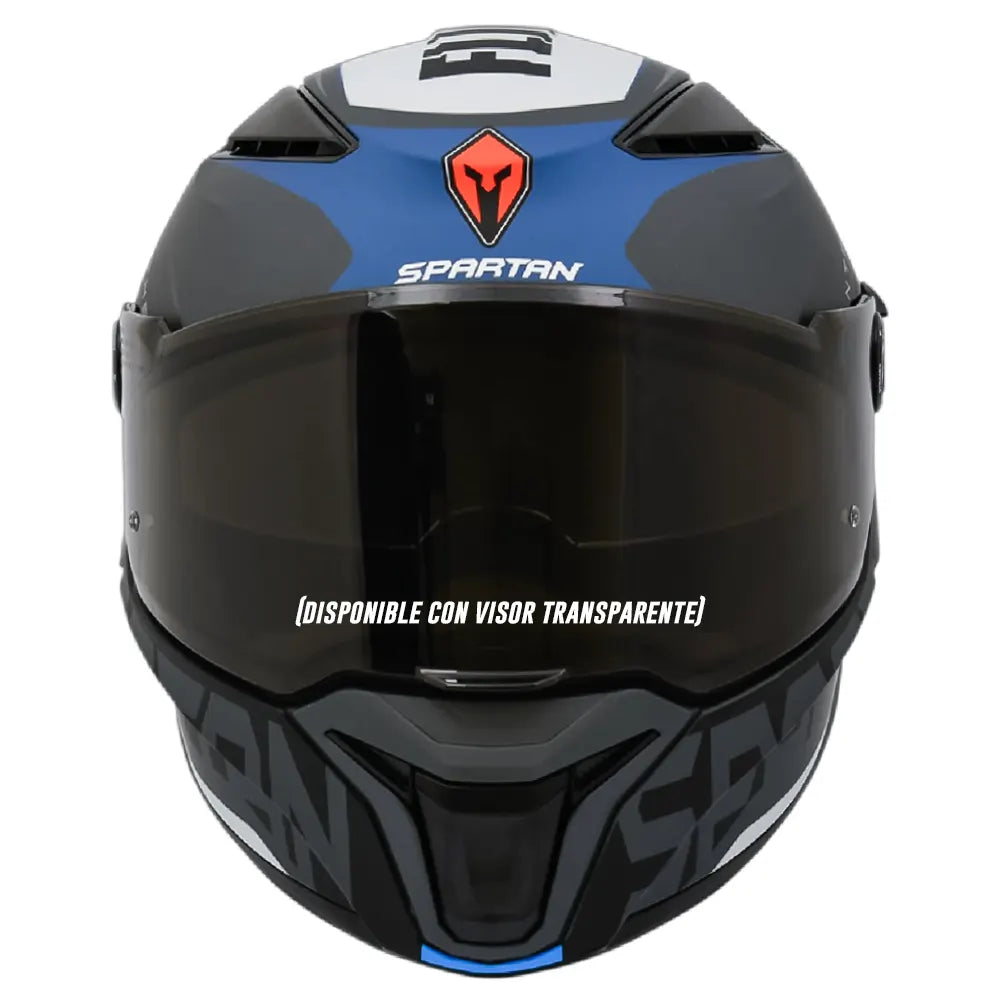 Casco Spartan Panther Flight Negro Gris