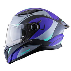 Casco Spartan Panther Sv Negro Morado