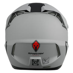 Casco Spartan Wolf Ds Gris Negro