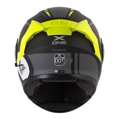 Casco X-One X-3000Rs Clarux Negro Gris Visor Iridium Azul