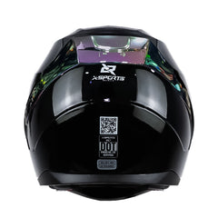 Casco X-Sports M67 Negro Morado
