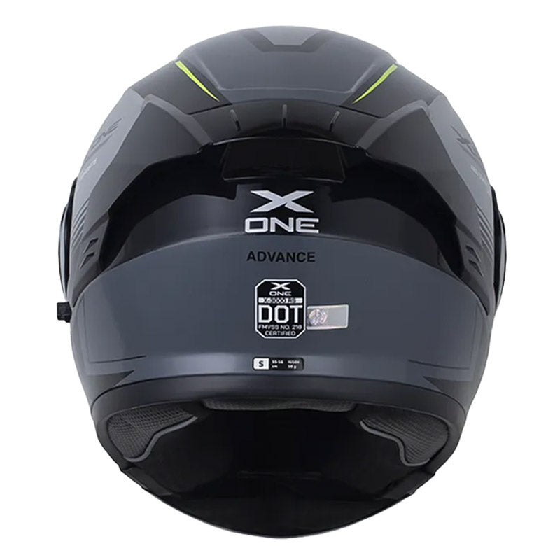 Casco X One X-3000Rs Advance Negro Gris Visor Iridium Silver