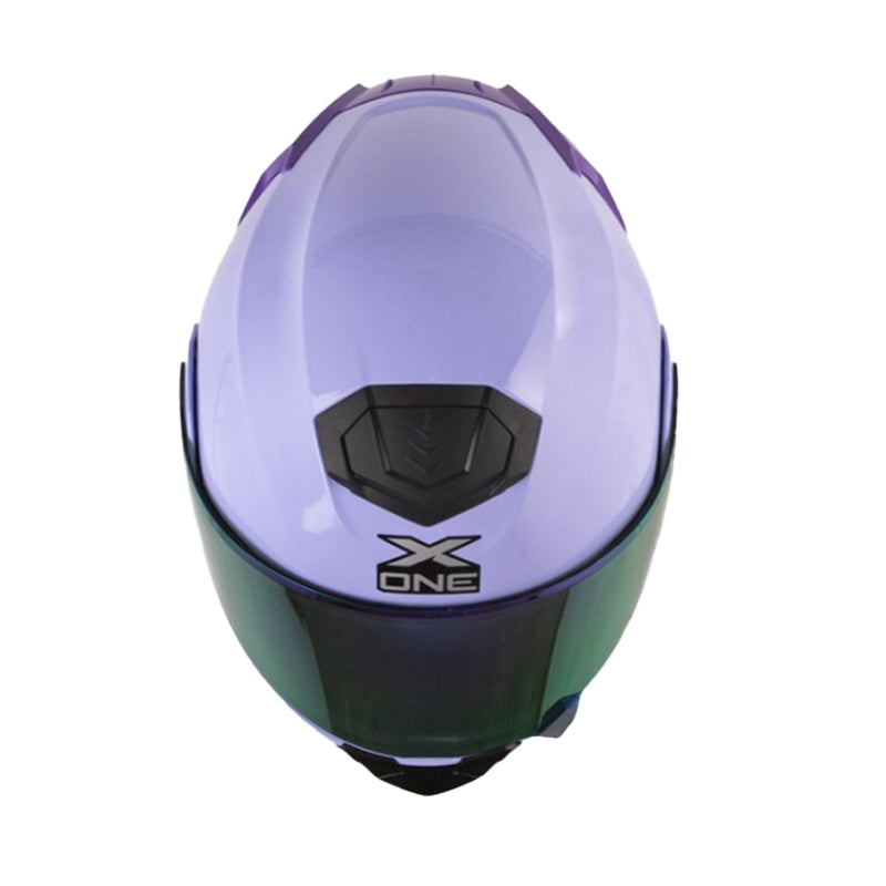 Casco X_One X-3000Rs Solid Morado Claro Visor Iridium Morado