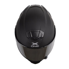 Casco X One X-3000Rs Solid Negro Gris Visor Iridium Silver