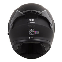 Casco X One X-3000Rs Solid Negro Gris Visor Iridium Silver