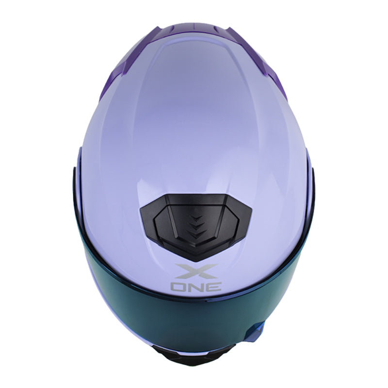 Casco X One X-3000Rs Solid_V2 Morado Claro Visor Iridium Morado