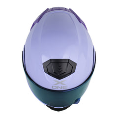Casco X One X-3000Rs Solid_V2 Morado Claro Visor Iridium Morado