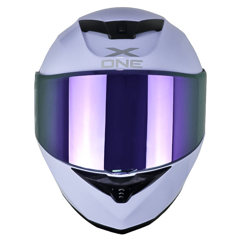 Casco X_One X-500 Rs Solid Morado Visor Iridium Morado