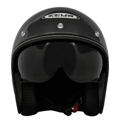 Casco Zeus 389 Negro Brillo