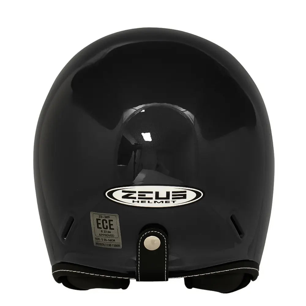 Casco Zeus 389 Negro Brillo