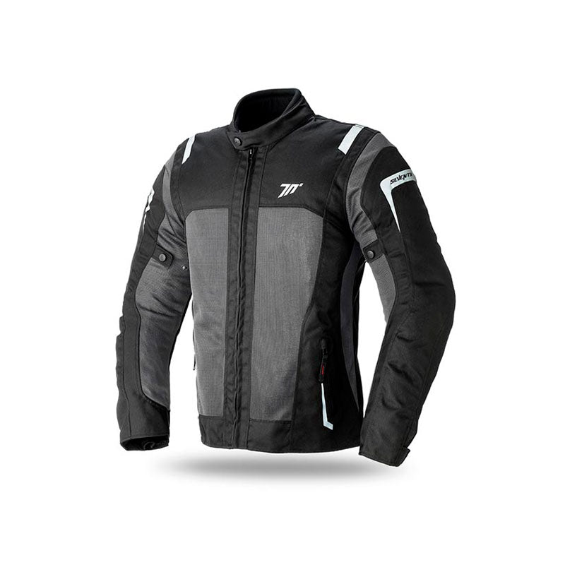 Chaqueta Seventy Sd-Jt44 Verano Touring Negro Gris