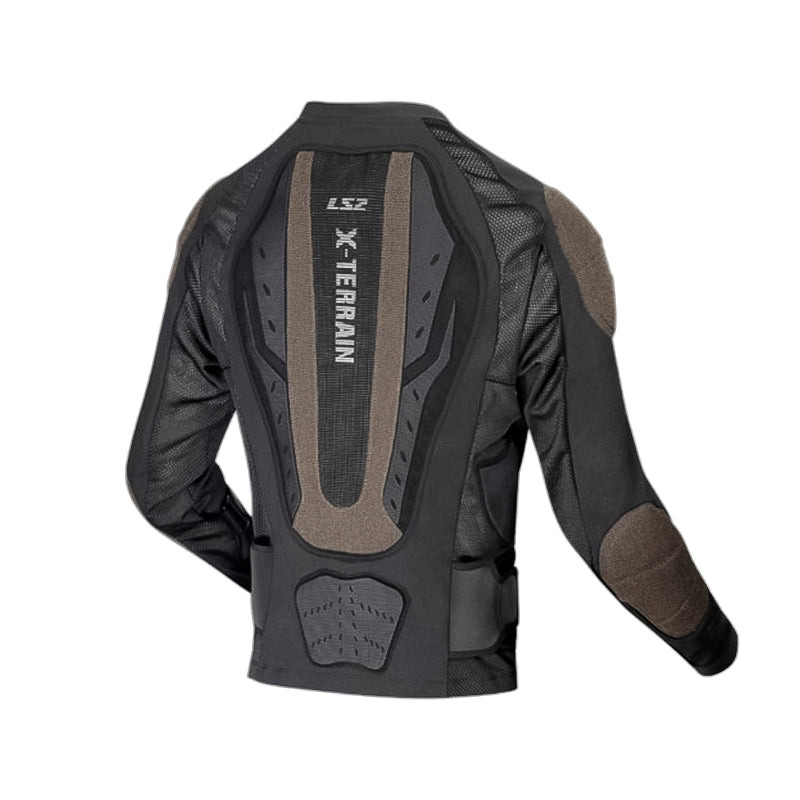 Chaqueta De Protección Ls2 Terra In Man Negro Gris