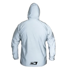 Chaqueta Poliester Bullet Doble Faz Negro Gris