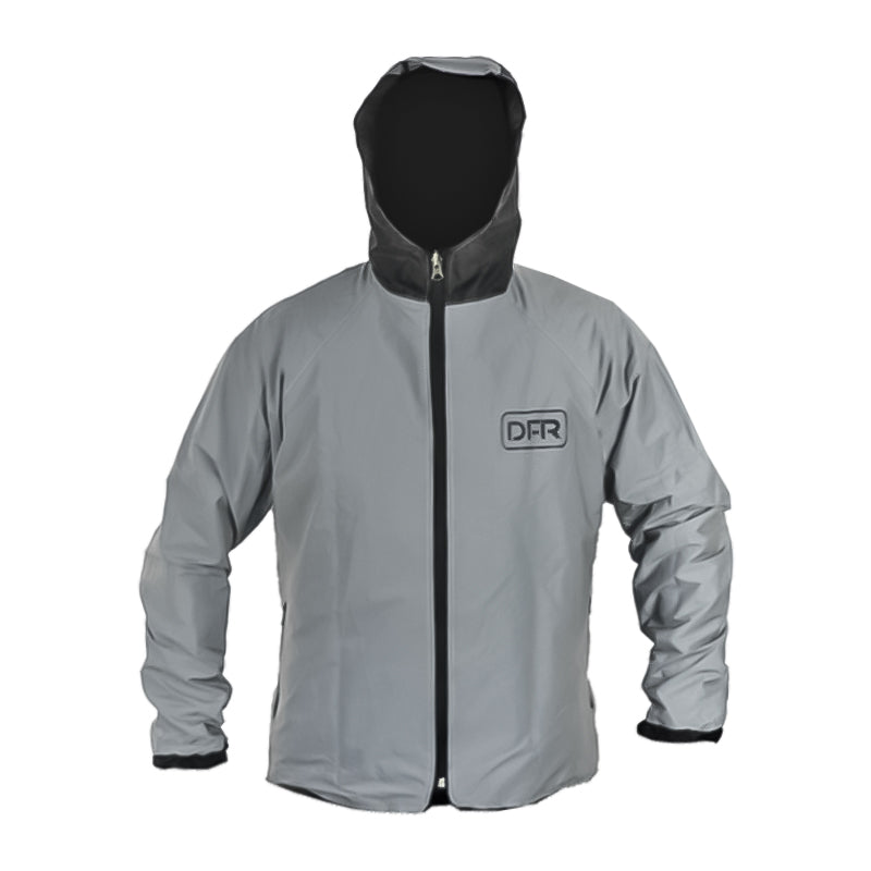 Chaqueta Dfr Doble Faz 100% Impermeable Negro