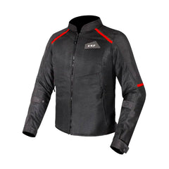 Chaqueta de Proteccion Ls2 Breeze Man Negro Rojo