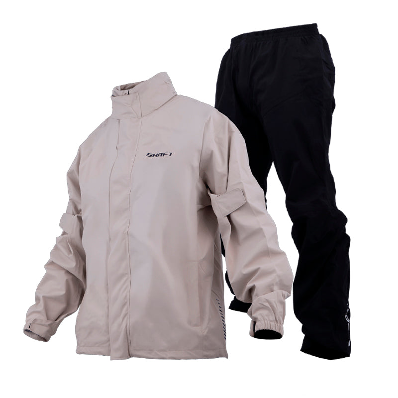 Conjunto Impermeable Shaft Commander Beige Negro