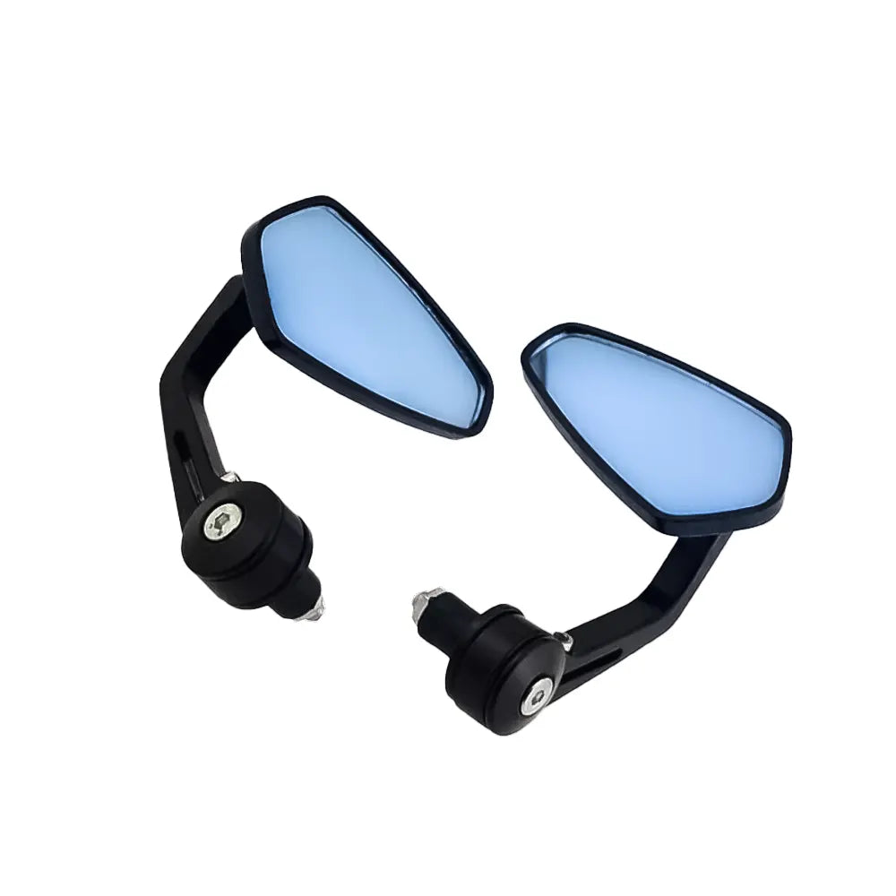 Espejo Cafe Racer Triangular Negro