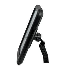 Estuche Porta Celular Moto Espejo Base Metálica