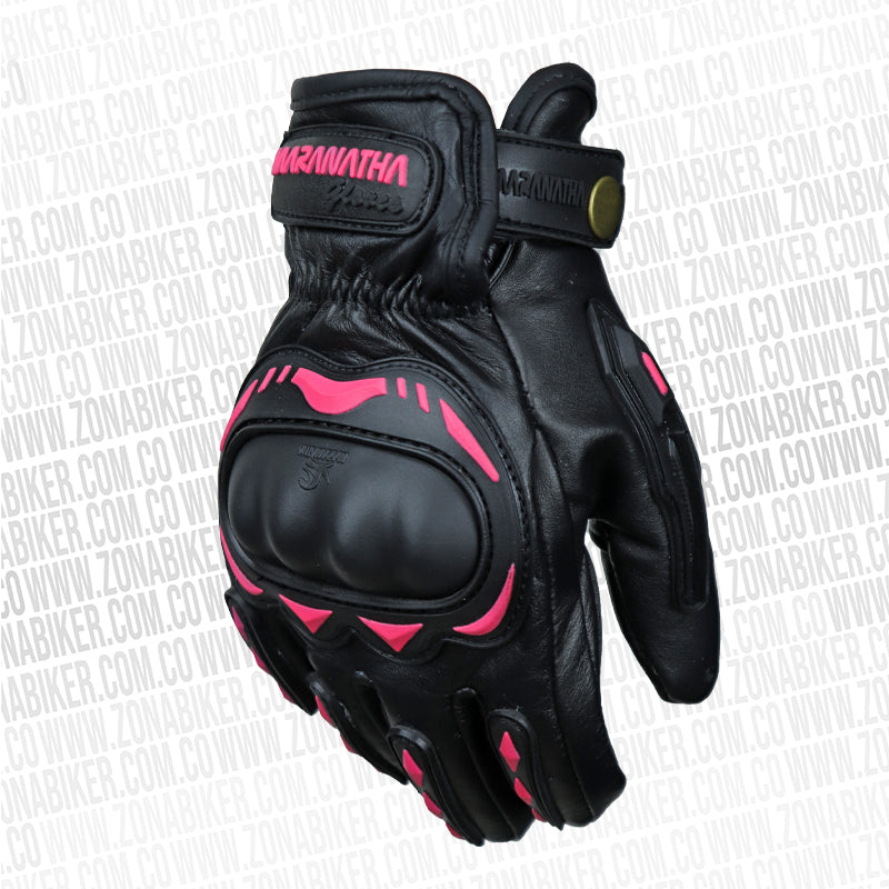 GUANTES MARANATHA CORTO FUCSIA