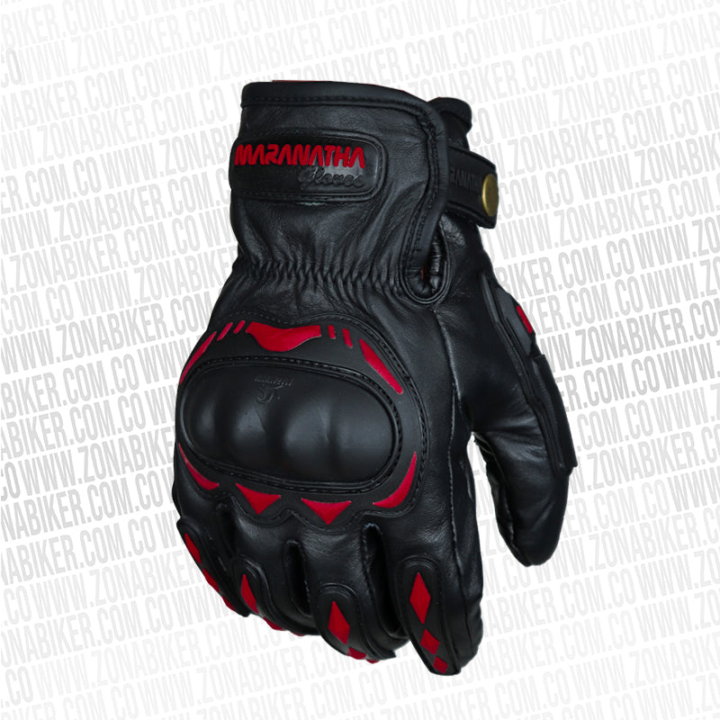 GUANTES MARANATHA CORTO ROJO 1
