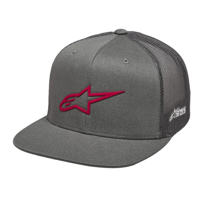 Gorra Alpinestars 3D Ageless Trucker Gris Rojo