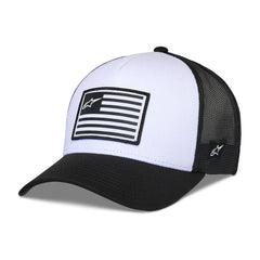 Gorra Alpinestars Flag Snapback Blanco Negro
