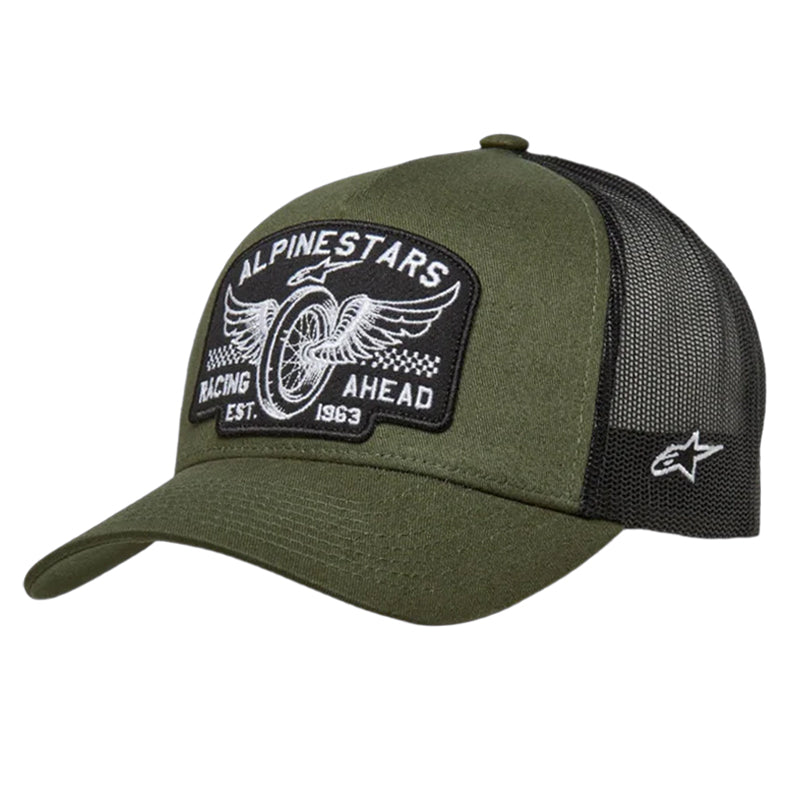 Gorra Alpinestars Heritage Patch Verde Negro