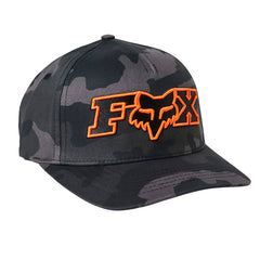 Gorra Fox Ellipsoid Flexfit Negro Camo