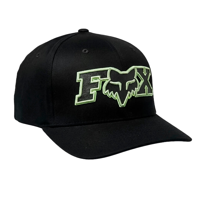Gorra Fox Ellipsoid Flexfit Negro Verde