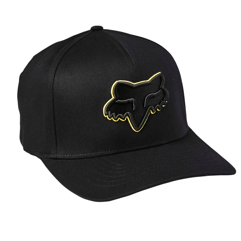 Gorra Fox Epicycle Flexfit 2.0 Negro Amarillo
