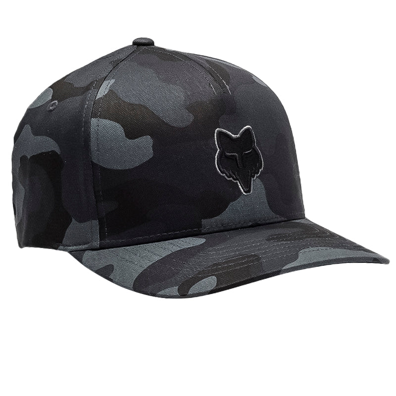 Gorra Fox Head Flexfit Hat Negro Camo