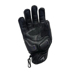 Guantes Giacomo En Cuero Street Race Negro Morado 2
