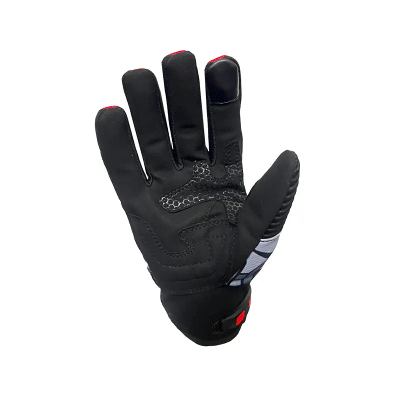 Guantes Shaft Stunt Polock Gris Rojo 2