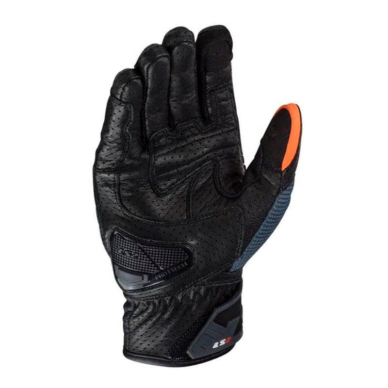 Guantes Ls2 Raptor Man 70190f0123 Azul Naranja