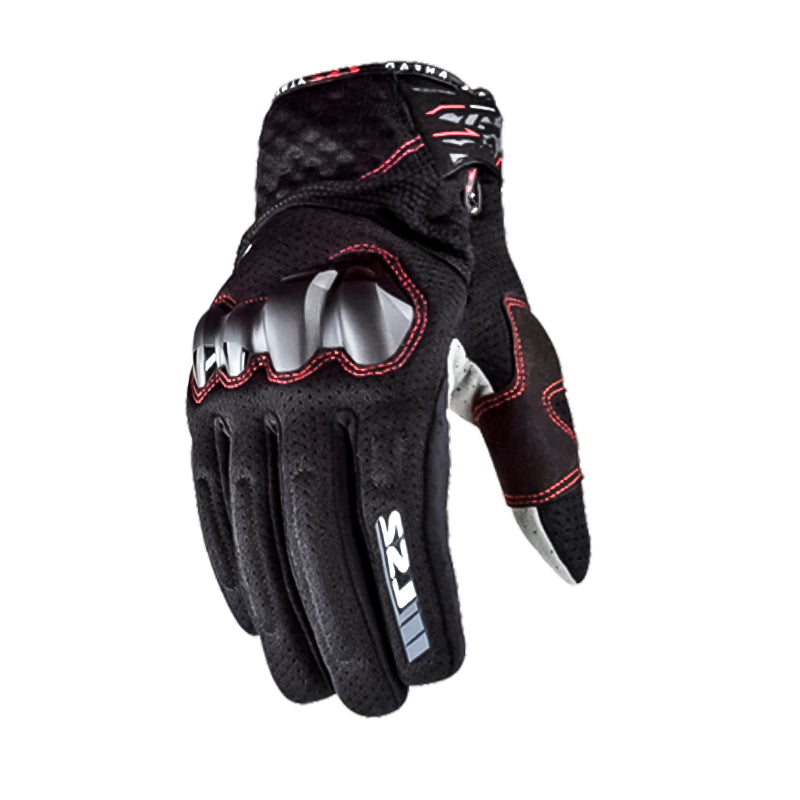 Guantes Ls2 Chaki Lady Negro
