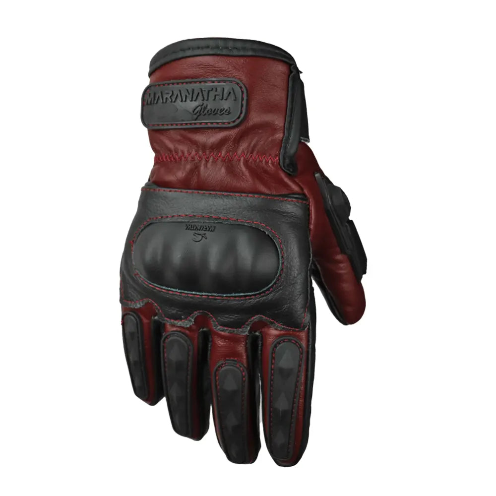 Guantes Maranatha Corto Rojo Oscuro