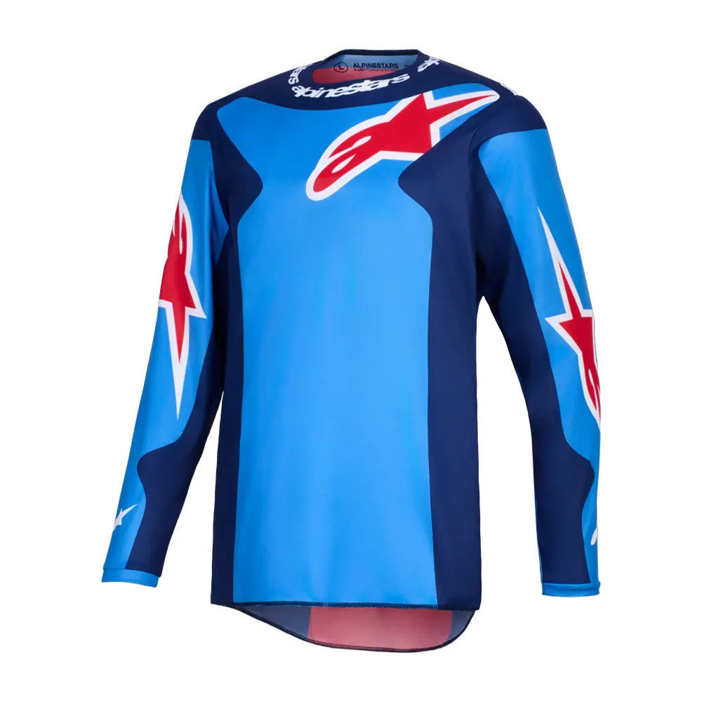 Jersey Alpinestars Fluid Grid Azul Rojo