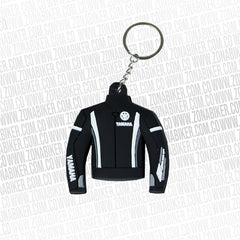 LLAVERO CHAQUETA YAMAHA NEGRO BLANCO