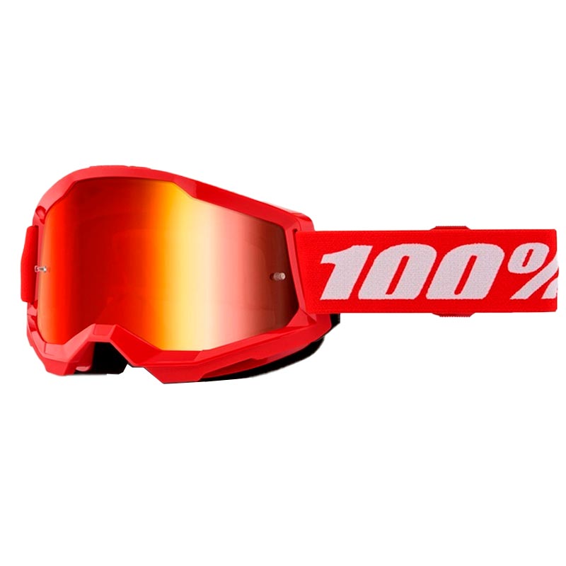 Lentes Cross 100% Strata 2 Rojo Lente Rojo