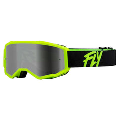 Lentes Cross Fly Zone Negro Amarillo Visor Silver