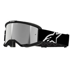 Lentes Cross Alpinestars Corp Negro Visor Iridium Silver