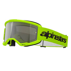 Lentes Cross Alpinestars Vision 3 Wordmark Amarillo Visor Silver