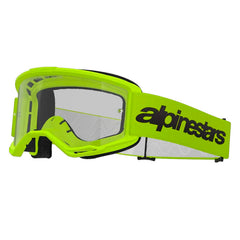 Lentes Cross Alpinestars Vision 3 Wordmark Amarillo Visor Transparente