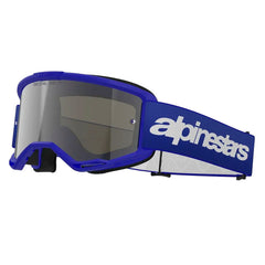 Lentes Cross Alpinestars Vision 3 Wordmark Azul Visor Silver
