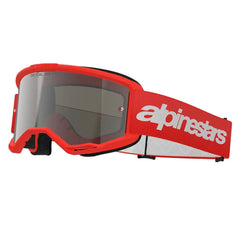 Lentes Cross Alpinestars Vision 3 Wordmark Rojo Visor Silver