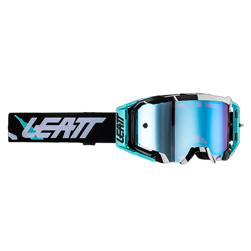 Lentes Cross Leatt Goggle Velocity 5.5 Iriz Tiger Negro Azul