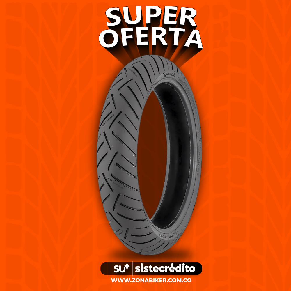 Llanta Continental ContiRoad Attack 3 120/70-19 Sellomatic/Neumatico