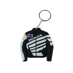 Llavero Chaqueta Honda Gris