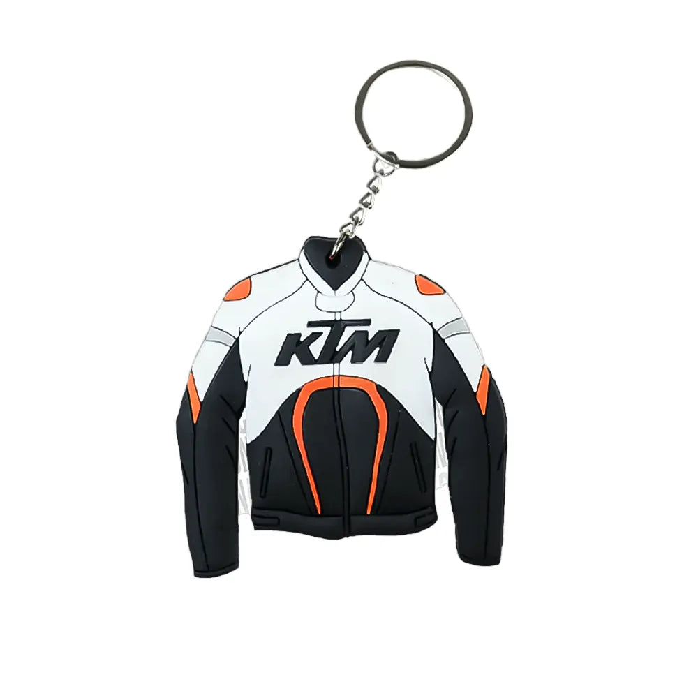 Llavero Chaqueta Ktm Blanco Naranja